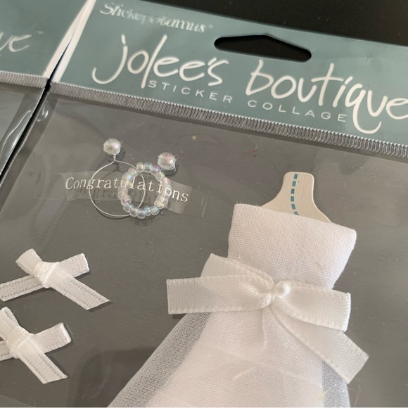 Jolee’s Boutique Scrapbook wedding theme 3D stickers - Picture 6 of 10